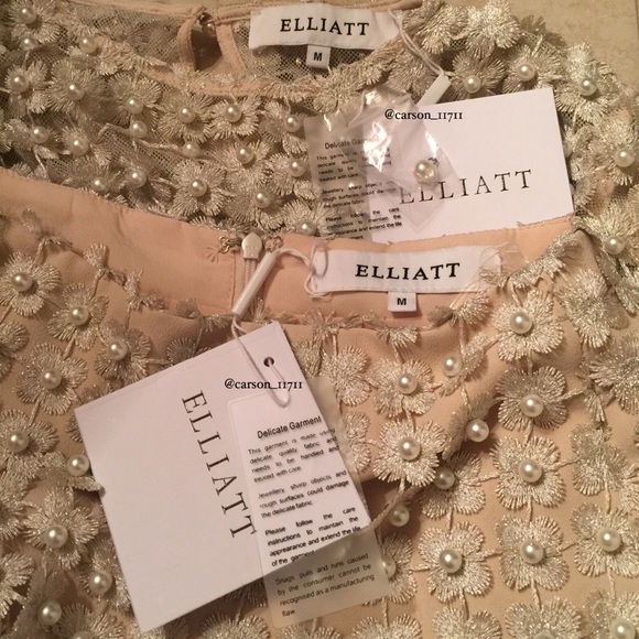 NWT Anthropologie Champagne Pearl Two Pieces Set - Picture 6 of 6